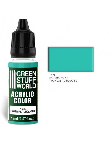 Acrylic Color TROPICAL TURQUOISE