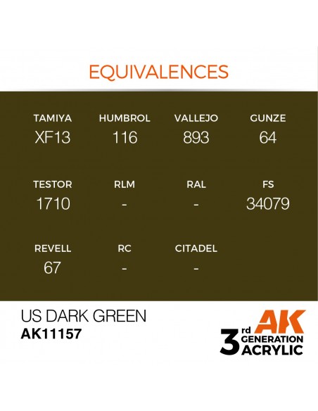 US Dark Green 17ml 