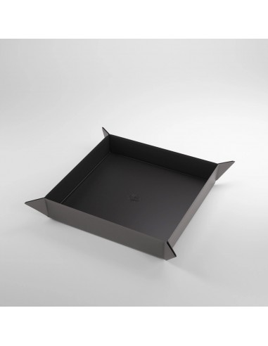 MAGNETIC DICE TRAY SQUARE BLACK/GRAY