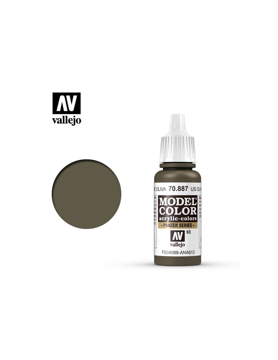 MODELCOLOR 70.887 US Olive Drab
